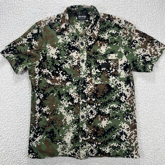 dogg supply Other - Dogg Supply by Snoop Camouflage Button Up Shirt Men’s Medium Hip Hop Streetwear